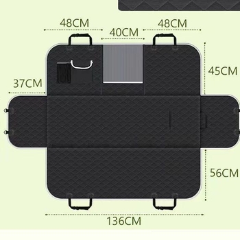 Amazon Car Pet Mat Car Rear Seat Pet Dog Cushion Αδιάβροχο Αντιβρώμικο Αντιγρατσουνιστικό Μαξιλάρι Αυτοκινήτου για Κατοικίδια