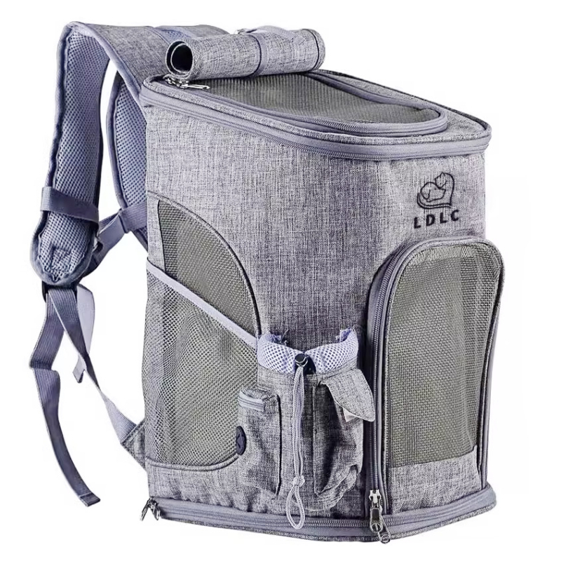 Veleprodaja velikih L torba za mačke, ruksak za dvije mačke velikog kapaciteta, sklopiva torba za kućne ljubimce