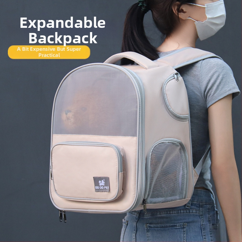 Чанта за котки, преносима, разширяваща се, дишаща, голяма, капацитетна, раница за кучета, палатка за котешка клетка