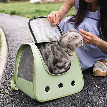 Νέο σακίδιο πλάτης για κατοικίδια, φορητή τσάντα για γάτες, μεγάλο σακίδιο πλάτης για γάτες Space Out, κάψουλα Cat Space