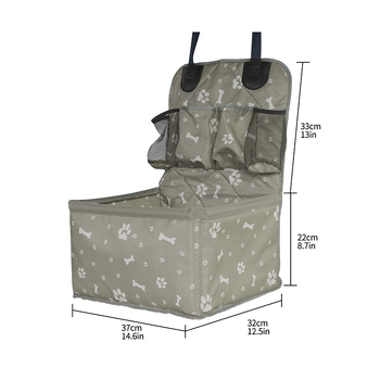 Предпазно столче за кола за домашни любимци Чанта за пътуване в колата за малки и средни котки и кучета Чанта за кола