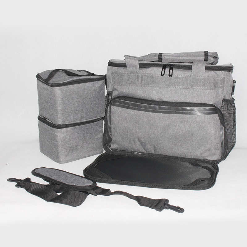 Határokon átnyúló kutyatáska, kültéri hordozható ételtároló vödör, kültéri macska- és kutyakellékek, tárolótáska, uzsonnás táska