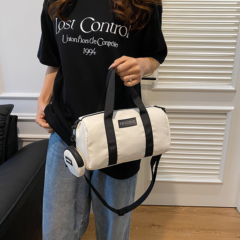 Висококачествена дамска чанта Boston Bag, лека преносима чанта с възглавница, нова ежедневна спортна чанта през рамо