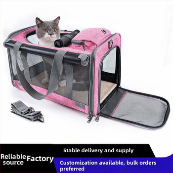 Gyári nagykereskedelmi egyvállas, keresztpántos, hordozható kisállattáska, kültéri kutyatáska, macskatáska, nagy kapacitású kisállattáska, lélegző és hordozható