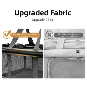 Εργοστάσιο Χονδρικής Φορητή Τσάντα για Κατοικίδια με έναν ώμο και χιαστί στήριξη, Τσάντα για σκύλους εξωτερικού χώρου, Τσάντα για γάτες, Τσάντα για κατοικίδια μεγάλης χωρητικότητας, Αναπνέουσα και φορητή