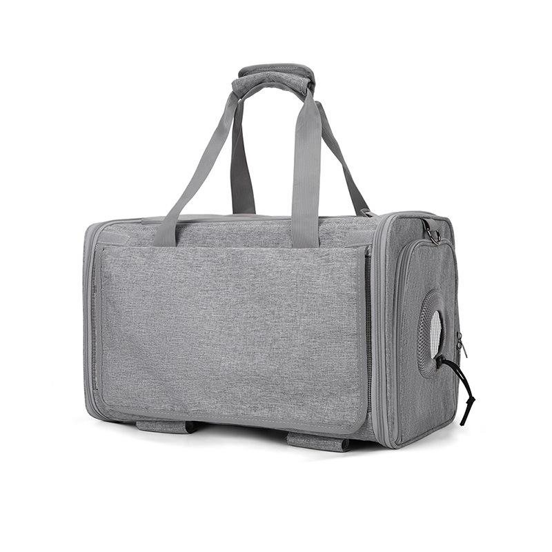 Gyári nagykereskedelmi egyvállas, keresztpántos, hordozható kisállattáska, kültéri kutyatáska, macskatáska, nagy kapacitású kisállattáska, lélegző és hordozható