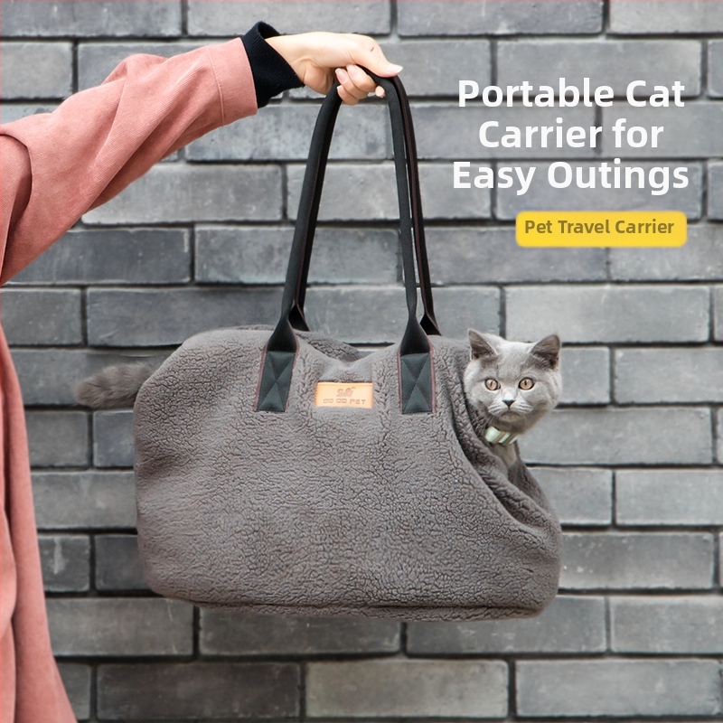 Чанта за котки Dodopet, дишаща, с голям капацитет, преносима, за домашни любимци, чанта за малко куче, чанта за кученца, за пътуване с домашни любимци