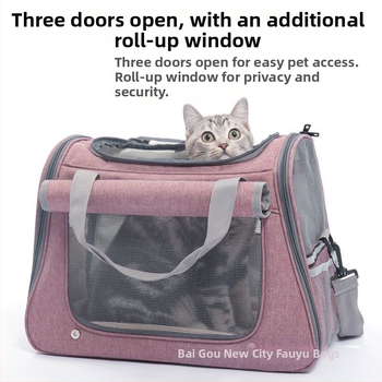 Piiriülene kuuma kassi kott väljaminev kandekott suure mahutavusega hingav kassipuur koerale ristikere kaasaskantav lemmikloomakott hulgimüük