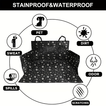 Covoraș auto pentru portbagaj, covoraș anti-murdărire pentru animale de companie, utilizare în aer liber pentru animale de companie, covoraș pliabil impermeabil pentru animale de companie