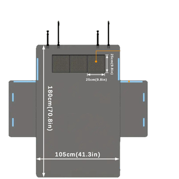 Covoraș auto pentru portbagaj, covoraș anti-murdărire pentru animale de companie, utilizare în aer liber pentru animale de companie, covoraș pliabil impermeabil pentru animale de companie