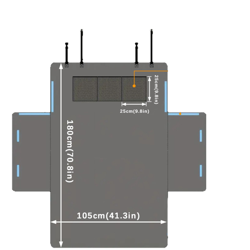 Covoraș auto pentru portbagaj, covoraș anti-murdărire pentru animale de companie, utilizare în aer liber pentru animale de companie, covoraș pliabil impermeabil pentru animale de companie