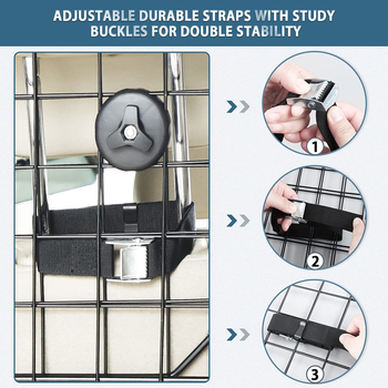 Piiriülene pakkumine uue lemmikloomade auto isolatsioonivõrguga kokkupandav rauast pagasiruumi autopiire