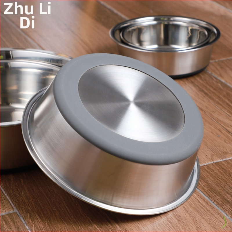 Amazon forró szilikon kisállat tál rozsdamentes acél kutyatál rizstál etetés ivóvíz nagykereskedelmi kisállat kellékek macskatál