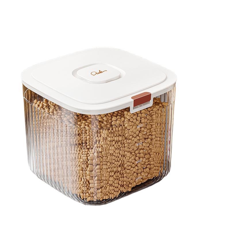 Κουβάς αποθήκευσης τροφής για γάτες, λυοφιλιμένος, σφραγισμένος κουβάς για τροφή για σκύλους, τροφή για γάτες και κατοικίδια, ανθεκτικό στην υγρασία, κουτί αποθήκευσης, κουβάς αποθήκευσης σιτηρών
