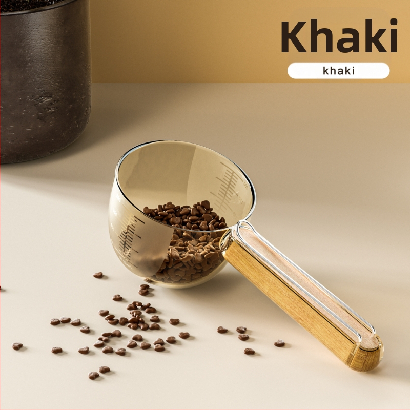 Új, fa nyéllel ellátott macskaeledel kanál macskaeledel kanál klipsszel macska- és kutyaeledel kellékek eledellapát kutyaeledel kanál kisállat kellékek