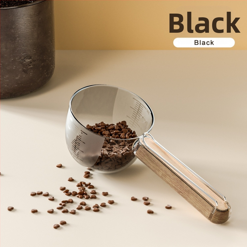 Új, fa nyéllel ellátott macskaeledel kanál macskaeledel kanál klipsszel macska- és kutyaeledel kellékek eledellapát kutyaeledel kanál kisállat kellékek