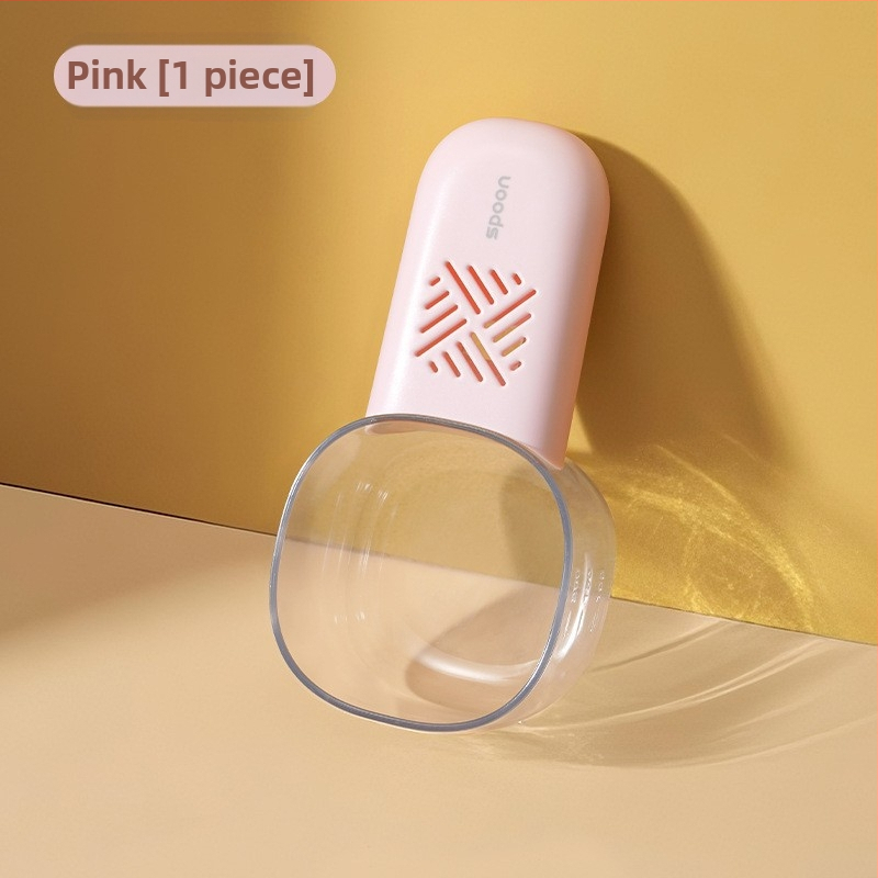 Új, fa nyéllel ellátott macskaeledel kanál macskaeledel kanál klipsszel macska- és kutyaeledel kellékek eledellapát kutyaeledel kanál kisállat kellékek