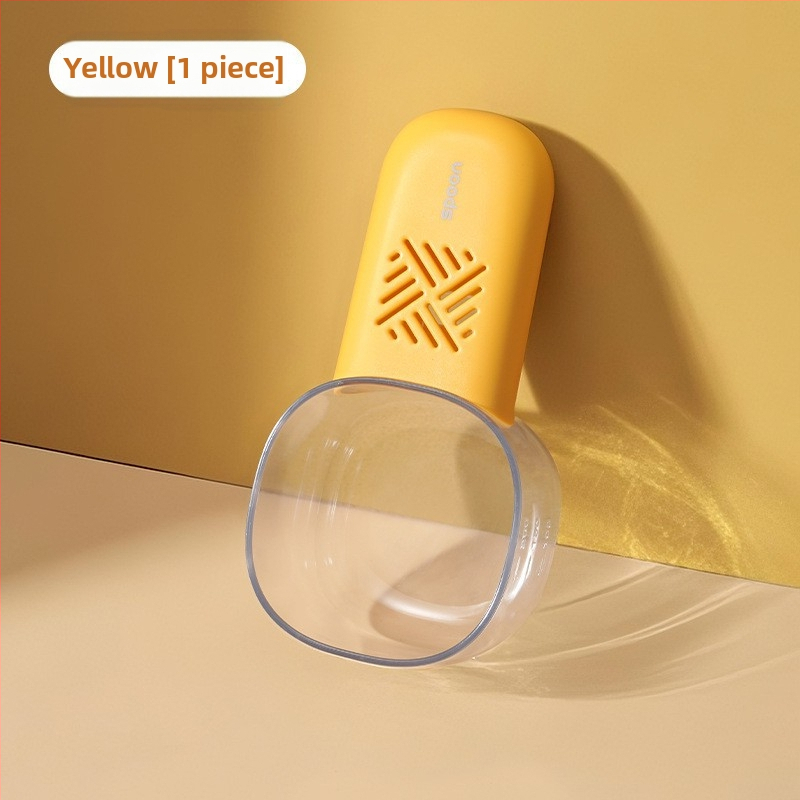 Új, fa nyéllel ellátott macskaeledel kanál macskaeledel kanál klipsszel macska- és kutyaeledel kellékek eledellapát kutyaeledel kanál kisállat kellékek