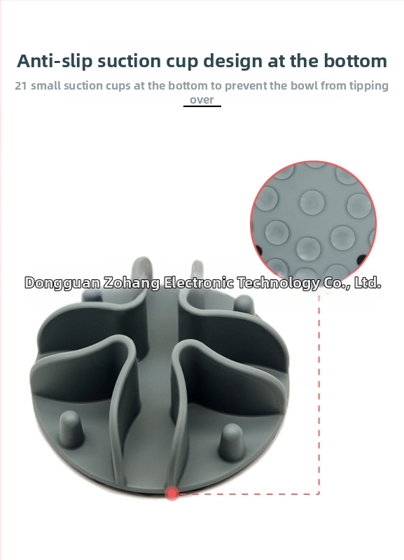 Új termék raktáron Kisállat szilikon nyalótál, tapadókorongos kutyaeledel-elválasztó szőnyeg, fulladásgátló lassú eledelű tál kisállatoknak