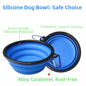 Amazon Μεγάλο Μικρό Πτυσσόμενο Μπολ Σιλικόνης για Κατοικίδια TPE Μπολ για Σκύλους Φορητό Μπολ για Σκύλους Πτυσσόμενο Μπολ για Κατοικίδια