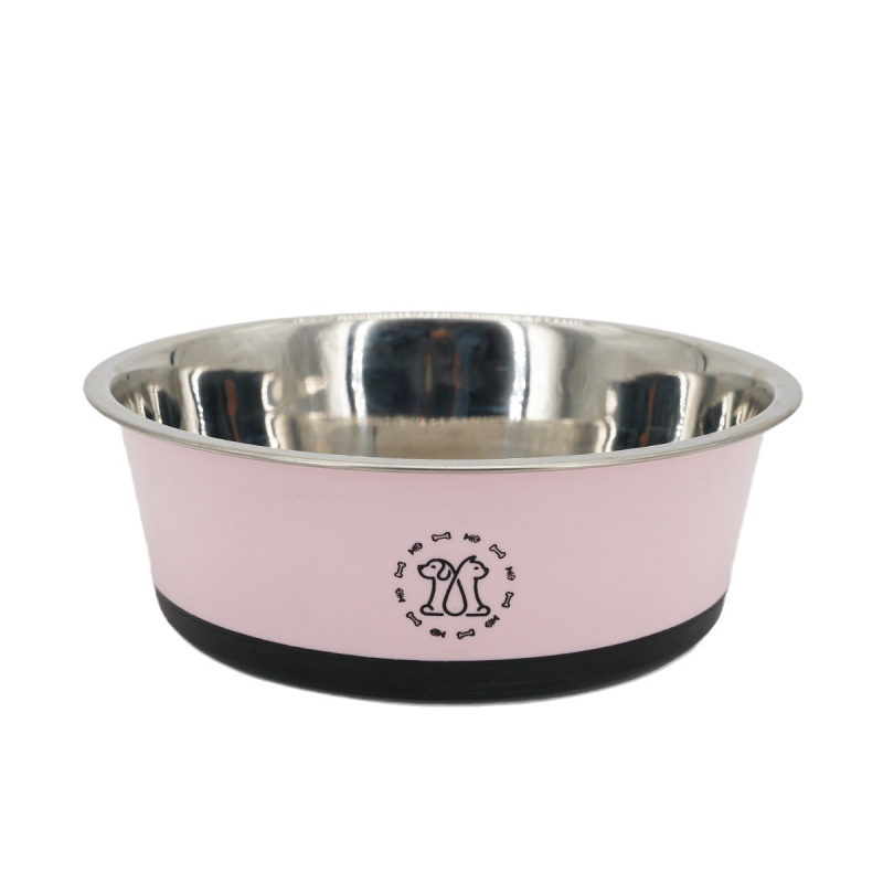 Otisci prekogranične eksplozije od nehrđajućeg čelika, veliki kapacitet zdjele za pse s vodom za hranjenje, neklizajuće dno, veleprodaja zdjela za kućne ljubimce iz crtića