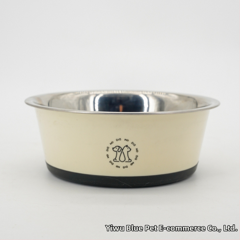 Otisci prekogranične eksplozije od nehrđajućeg čelika, veliki kapacitet zdjele za pse s vodom za hranjenje, neklizajuće dno, veleprodaja zdjela za kućne ljubimce iz crtića