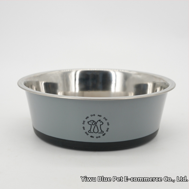 Otisci prekogranične eksplozije od nehrđajućeg čelika, veliki kapacitet zdjele za pse s vodom za hranjenje, neklizajuće dno, veleprodaja zdjela za kućne ljubimce iz crtića