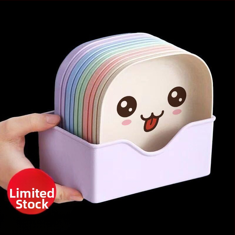 Kaulų spjaudymo indas Buitinis kaulų indas Kaulų indas Kūrybingas plastikinis indas Mažas indas su pagrindu Japoniško stiliaus valgomojo stalas Kvietiniai šiaudai