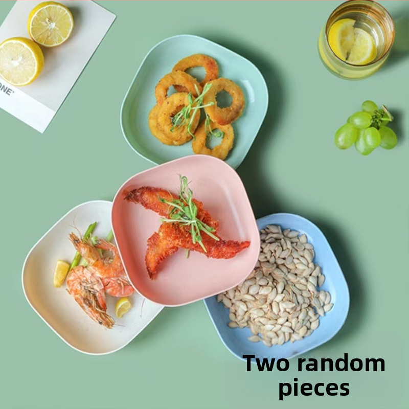 Πιάτο για φτύσιμο οστών Οικιακό πιάτο για κόκαλα Πιάτο για κόκαλα Δημιουργικό πλαστικό πιάτο Μικρό πιάτο με βάση Τραπεζαρία ιαπωνικού στιλ Άχυρο σίτου