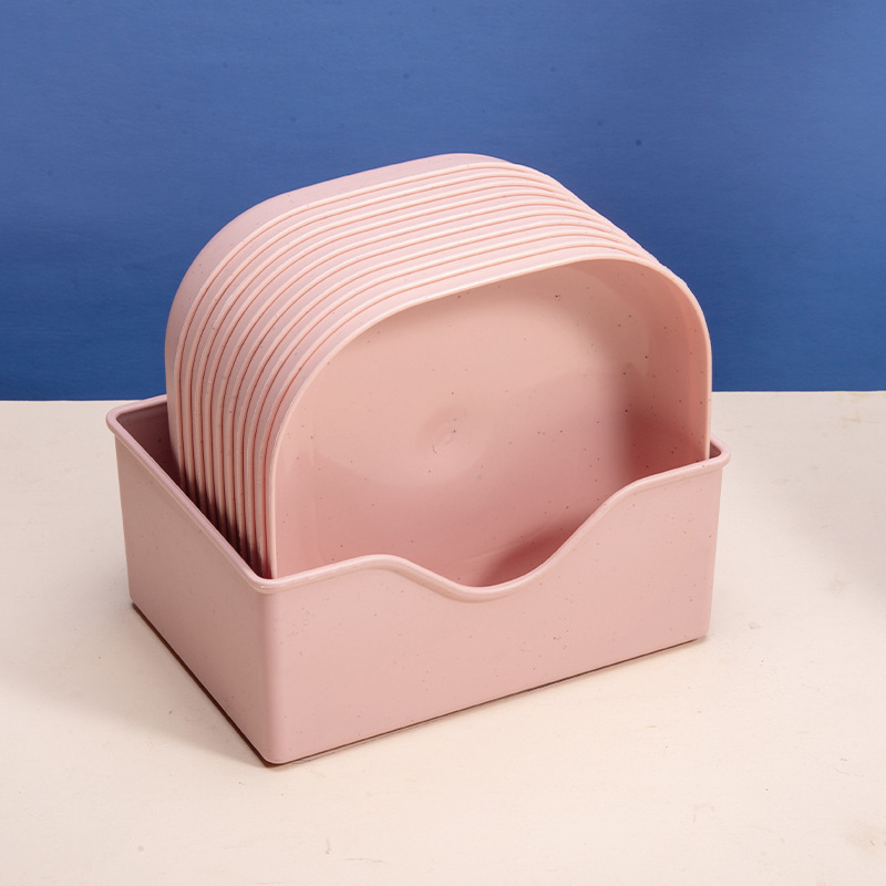 Πιάτο για φτύσιμο οστών Οικιακό πιάτο για κόκαλα Πιάτο για κόκαλα Δημιουργικό πλαστικό πιάτο Μικρό πιάτο με βάση Τραπεζαρία ιαπωνικού στιλ Άχυρο σίτου