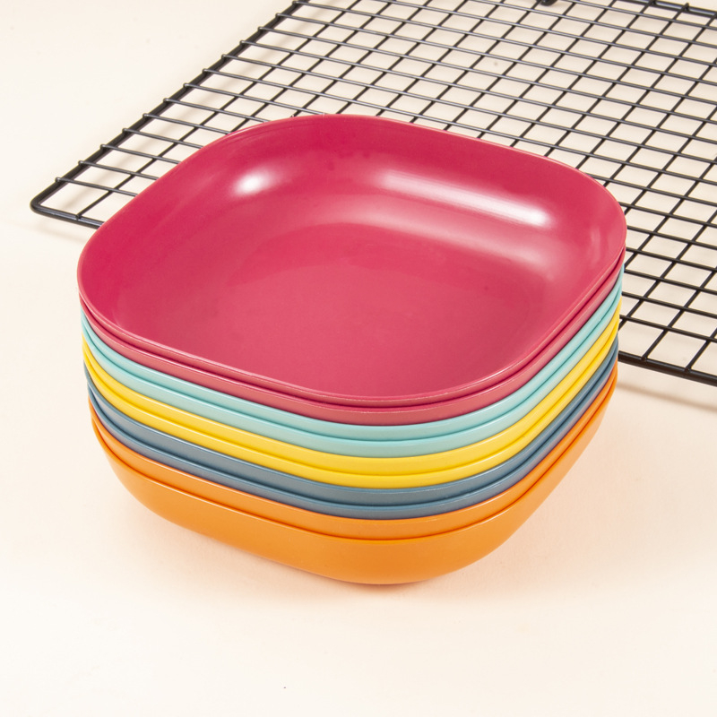 Πιάτο για φτύσιμο οστών Οικιακό πιάτο για κόκαλα Πιάτο για κόκαλα Δημιουργικό πλαστικό πιάτο Μικρό πιάτο με βάση Τραπεζαρία ιαπωνικού στιλ Άχυρο σίτου