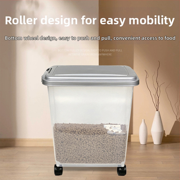 Βαρέλι τροφής για σκύλους Amazon για διασυνοριακή χρήση 7,5/10/15KG, σφραγισμένο, ανθεκτικό στην υγρασία, βαρέλι τροφής για γάτες 15/30kg