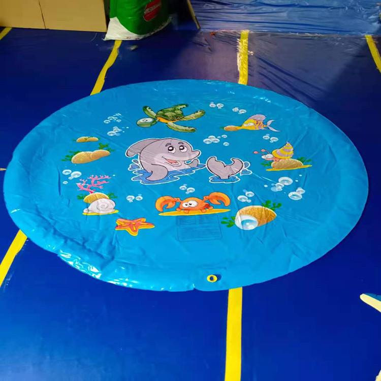 Spot 100CM 150C170CM Gyermek Kültéri Delfin Víziszőnyeg Csipke Betűs Víziszőnyeg Kisállat Víziszőnyeg