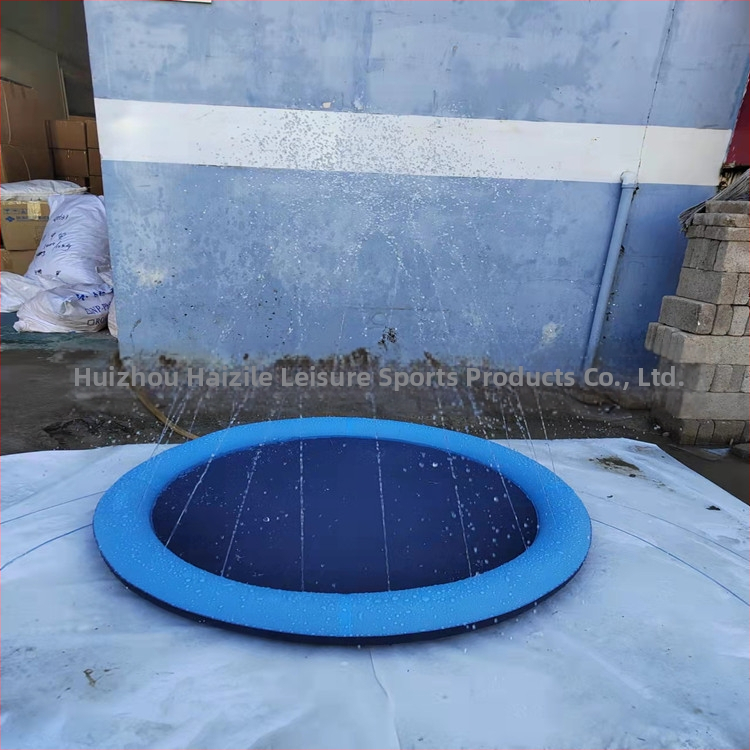 Vaikiškas lauko vandens kilimėlis „Spot 100CM 150C 170CM“ su nėrinių raštu ir užrašu, skirtas delfinams, naminių gyvūnėlių vandens kilimėlis