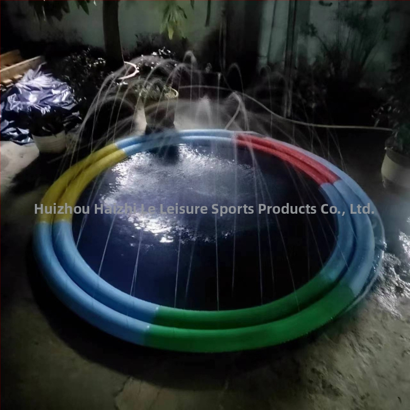 Vaikiškas lauko vandens kilimėlis „Spot 100CM 150C 170CM“ su nėrinių raštu ir užrašu, skirtas delfinams, naminių gyvūnėlių vandens kilimėlis