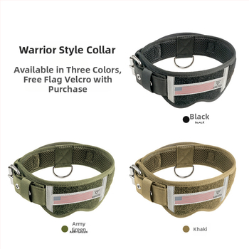 Kisállat nyakörv Kutyatermékek Kutya nyakörv nyakörv Taktikai kutyanyakörv Nejlon kutyanyakörv Nagy és közepes kutyapóráz