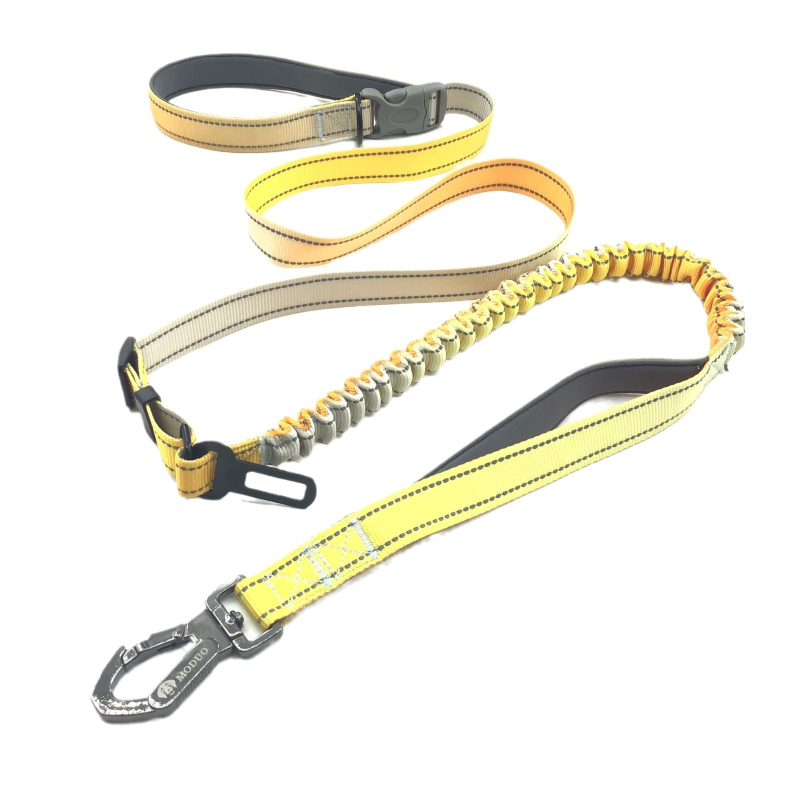 Готово от производителя градиентно цветно взривозащитено еластично телескопично теглително въже за кръста, каишка за бягане през тялото, каишка за кучета