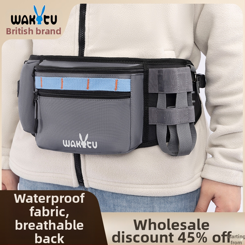 Wakytu British Dog Training Supplies Hordozható, multifunkcionális kutyakiképző övtáska Jutalmazó kisállat-snack táska