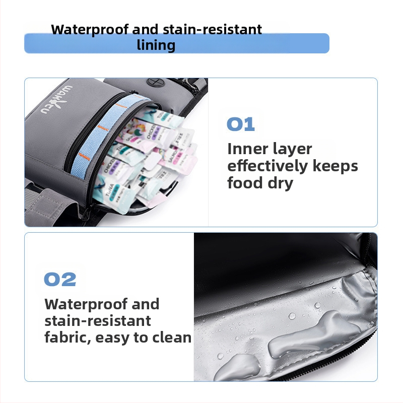 Преносима многофункционална чанта за обучение на кучета Wakytu, британски, за обучение на кучета, чанта за закуска за домашни любимци, награда