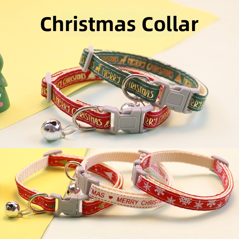 Robbanások karácsonyi kisállat nyakörv kutya macska cikk kis és közepes kutya gyűrű csengő karácsonyi kisállat kellékek