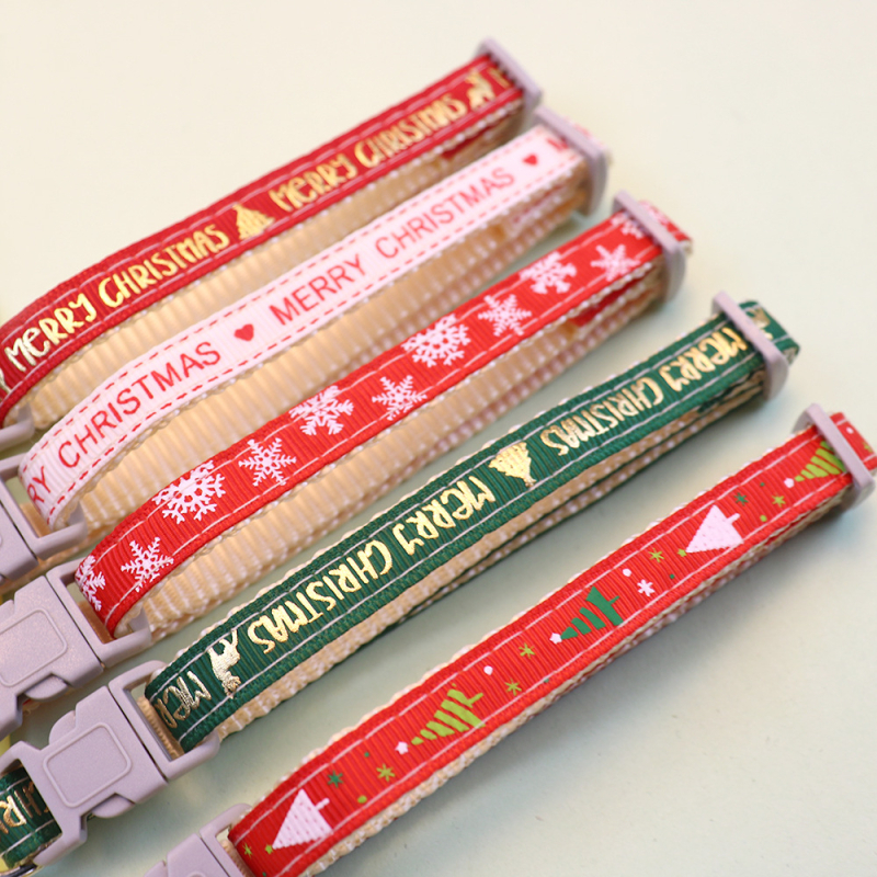 Robbanások karácsonyi kisállat nyakörv kutya macska cikk kis és közepes kutya gyűrű csengő karácsonyi kisállat kellékek