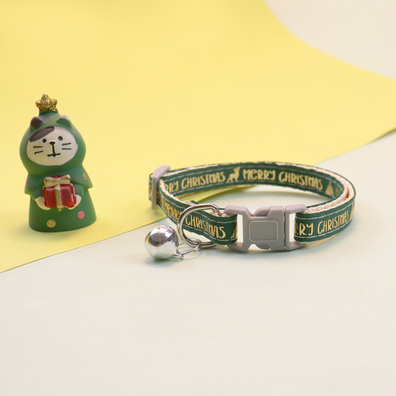 Robbanások karácsonyi kisállat nyakörv kutya macska cikk kis és közepes kutya gyűrű csengő karácsonyi kisállat kellékek