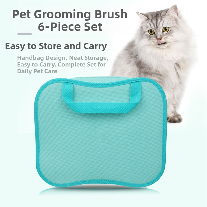 Комплект гребени за домашни любимци, гребен за линеене на кучета, гребен за разплитане, гребен за груминг на котки, гребен за обезкосмяване на котки, домашни любимци