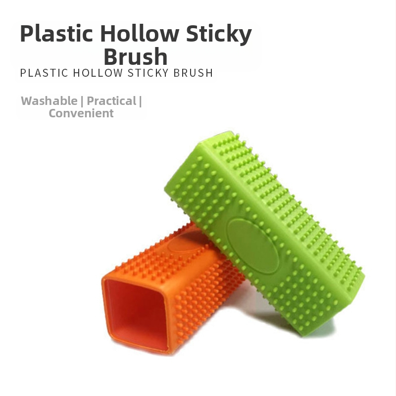 Πλαστική κοίλη κολλώδης βούρτσα, τετράγωνη βούρτσα αποτρίχωσης, συσκευή αναρρόφησης κολλωδών τριχών, πλωτή χτένα αποτρίχωσης, μεγάλη ποσότητα σε απόθεμα