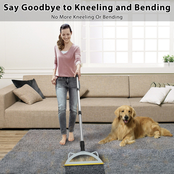 Amazoni plahvatusohtlik reguleeritav pika käepidemega vaibareha lemmikloomade karvade eemaldaja korduvkasutatav