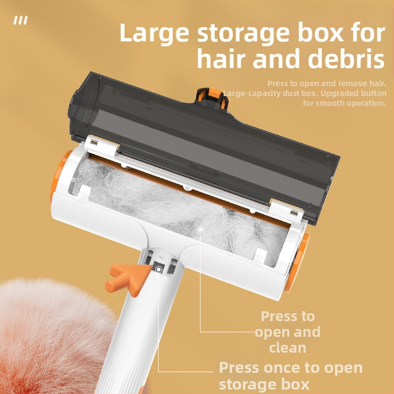 Ролкова четка за премахване на лепкави косми, почистваща многофункционална електростатична двустранна четка за бръснене, артефакти, която може да се пере