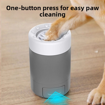 Артефакт за миене на краката на кучета, без нужда от избърсване на краката, автоматична електрическа миячка за котешки лапи, чаша за миене на краката, консумативи за кученца плюшени играчки