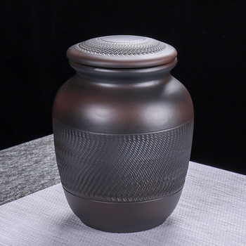 Violeta keramikas tējas kanna ar lēciena nazi, noslēgta kanna, ķīniešu rotājumu tējas noliktava, keramikas uzglabāšanas kanna, pasākuma dāvanu apdrukas logotips