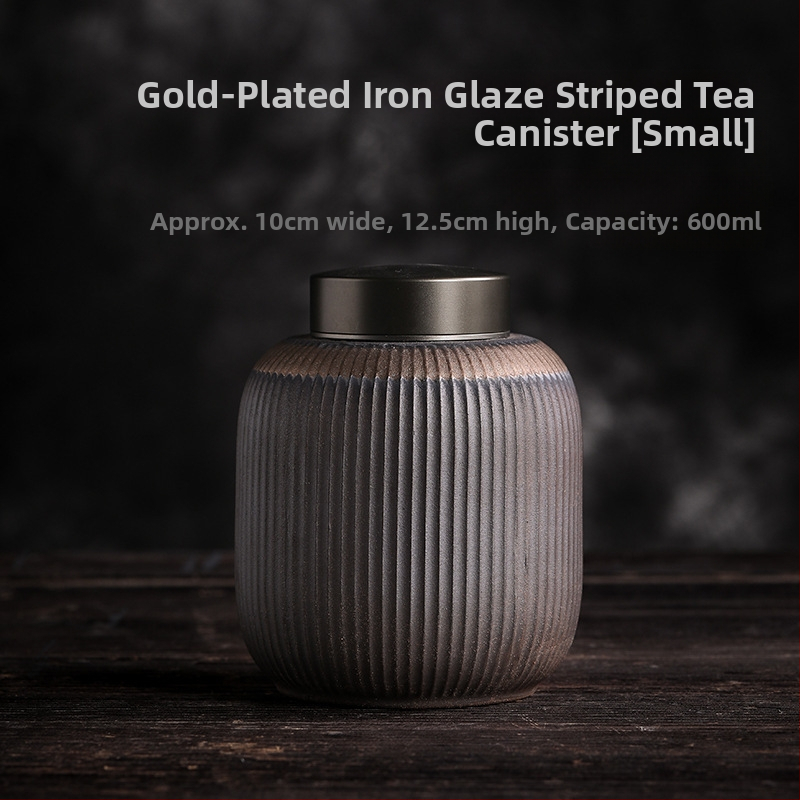 Vintažinis imitacinis malkų keraminis arbatinukas, didelis buitinis porceliano puodas, arbatos sandėlis, sandarus arbatinukas, biuro arbatos dėžutė