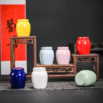 Arbatos skardinės, kiniško stiliaus, paprastos keraminės mažos stiklinės, sandarūs stikliniai indeliai, nešiojami kelioniniai vaistai, miltelių balzamo indeliai, didmeninė arbatos laikymas